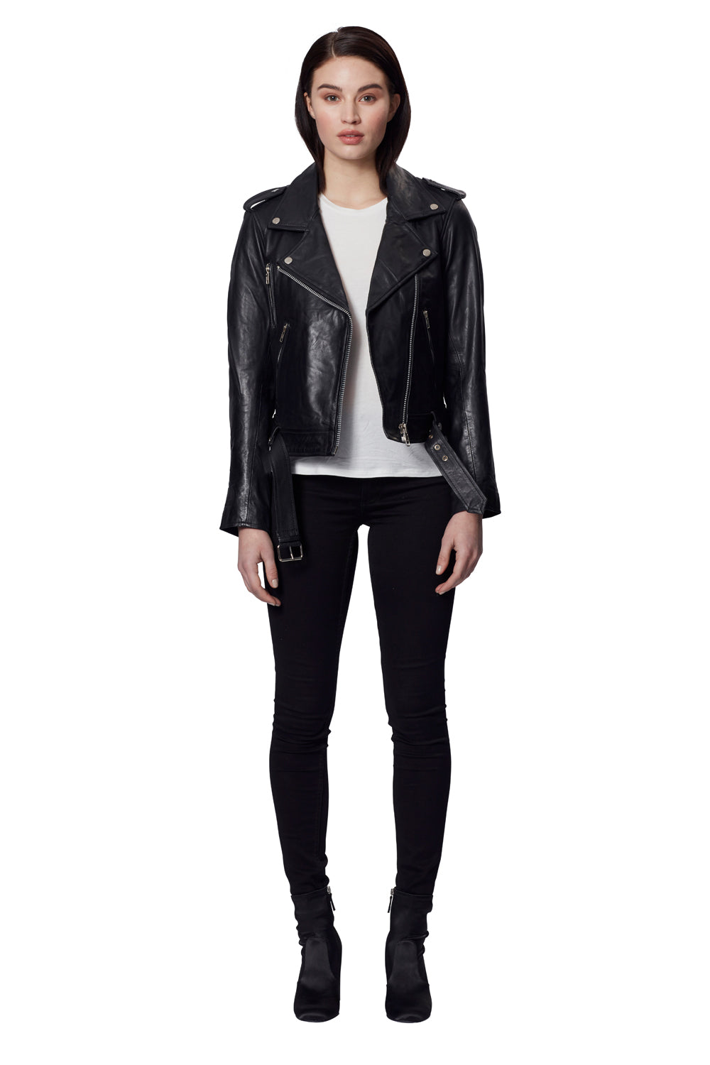 TAYLOR LEATHER JACKET BLACK