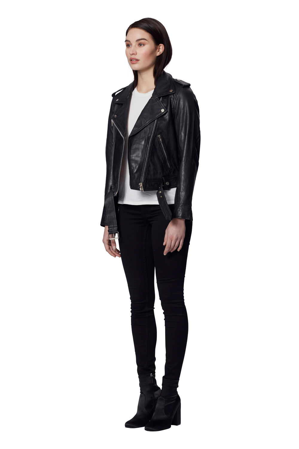 TAYLOR LEATHER JACKET BLACK