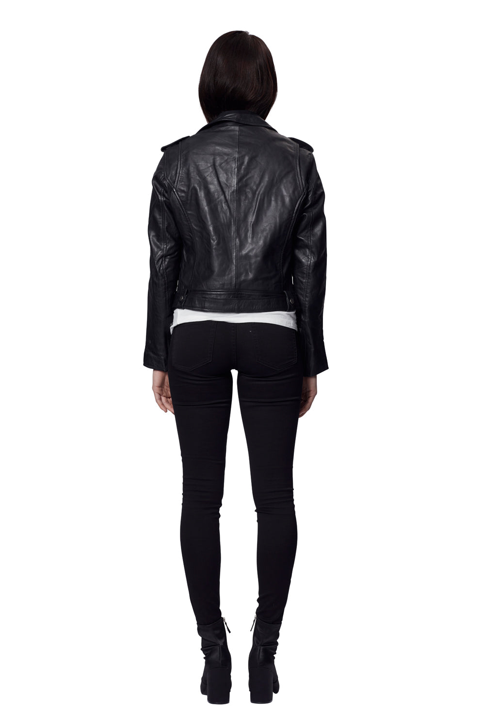 TAYLOR LEATHER JACKET BLACK